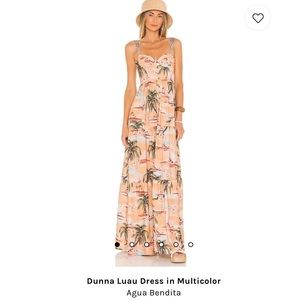 Agua bendita dunna luau dress in multicolor Sz s nwt (has small hole)